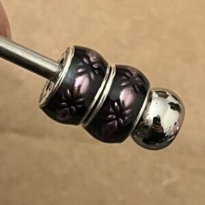 Pandora Vintage Garden Dew Floral Spacer Bead Charm